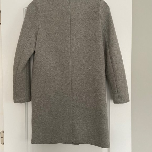 Zara TRF Outerwear Peacoat in Grey Knit - Picture 5 of 7